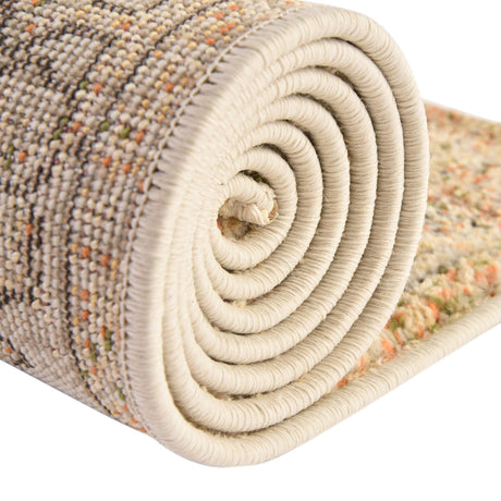 Beige 2' x 8' Isabella Runner Area Rug Polypropylene & Polyester Traditional Elegant Carpet for Living Rooms, Dining, Office, Dorms for Sale at Rug Engine