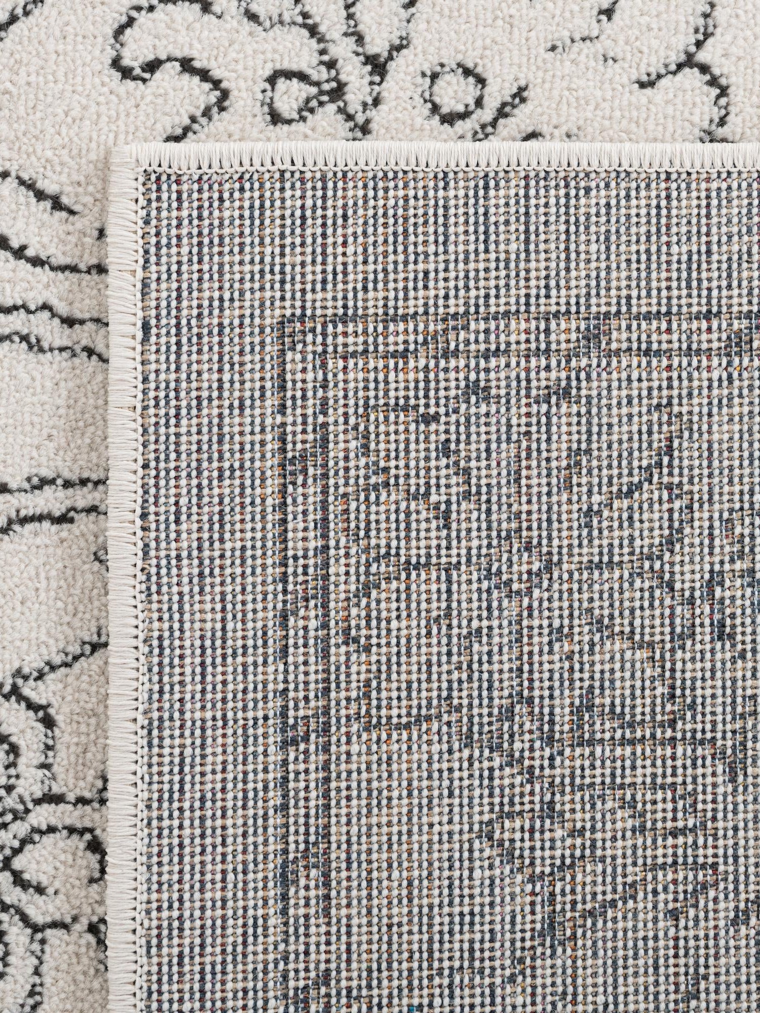 White 2' x 6' 1 Isabella Runner Area Rug Polypropylene & Polyester Traditional Elegant Carpet for Living Rooms, Dining, Office, Dorms for Sale at Rug Engine