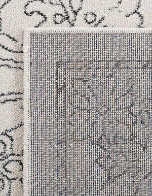 White 2' x 6' 1 Isabella Runner Area Rug Polypropylene & Polyester Traditional Elegant Carpet for Living Rooms, Dining, Office, Dorms for Sale at Rug Engine