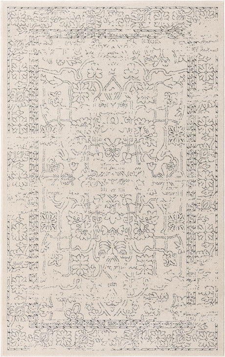 White 1' 4 x 1' 4 Isabella Sample Area Rug Polypropylene & Polyester Traditional Elegant Carpet for Living Rooms, Dining, Office, Dorms for Sale at Rug Engine