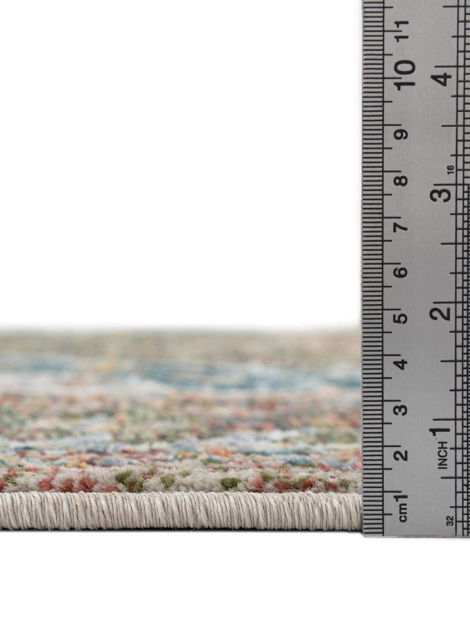 Green 5' 1 x 5' 1 Isabella Round Area Rug Polypropylene & Polyester Traditional Elegant Carpet for Living Rooms, Dining, Office, Dorms for Sale at Rug Engine