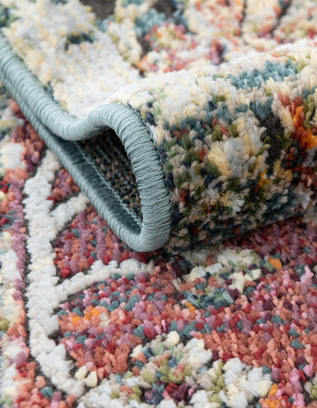 Rust Red 5' 1 x 8' Isabella Oval Area Rug Polypropylene & Polyester Traditional Elegant Carpet for Living Rooms, Dining, Office, Dorms for Sale at Rug Engine