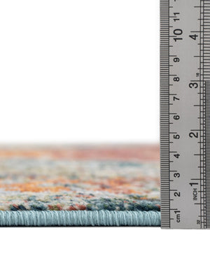 Rust Red 7' 10 x 7' 10 Isabella Octagon Area Rug Polypropylene & Polyester Traditional Elegant Carpet for Living Rooms, Dining, Office, Dorms for Sale at Rug Engine