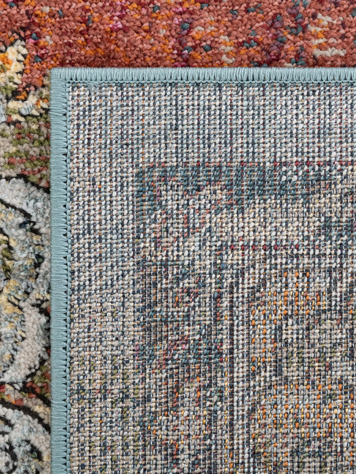 Rust Red 2' 7 x 16' 5 Isabella Runner Area Rug Polypropylene & Polyester Traditional Elegant Carpet for Living Rooms, Dining, Office, Dorms for Sale at Rug Engine