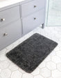 Iron Gray 2' x 3' Bano Luxe Bath Mat Rectangle Rug