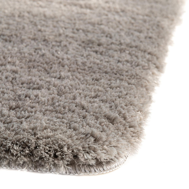 Pewter Gray 2' x 3' Bano Luxe Bath Mat Rectangle Rug