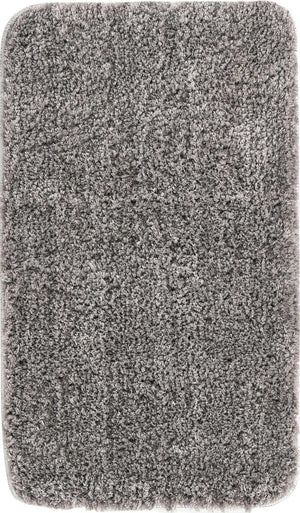 Pewter Gray 2' x 3' Bano Luxe Bath Mat Rectangle Rug