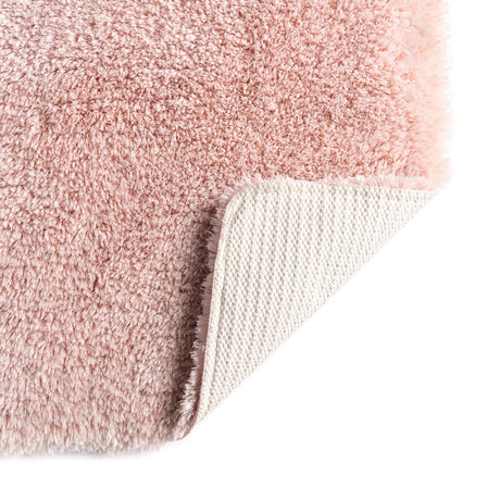 Cotton Candy Pink 1' 8 x 2' 7 Bano Luxe Bath Mat Soft & Plush Water Absorbing Accent Area Rug for Sale at Rug Engine