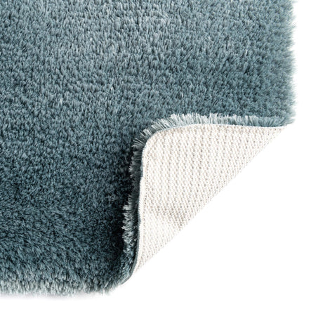 Dusty Blue 1' 8 x 2' 7 Bano Luxe Bath Mat Soft & Plush Water Absorbing Accent Area Rug for Sale at Rug Engine