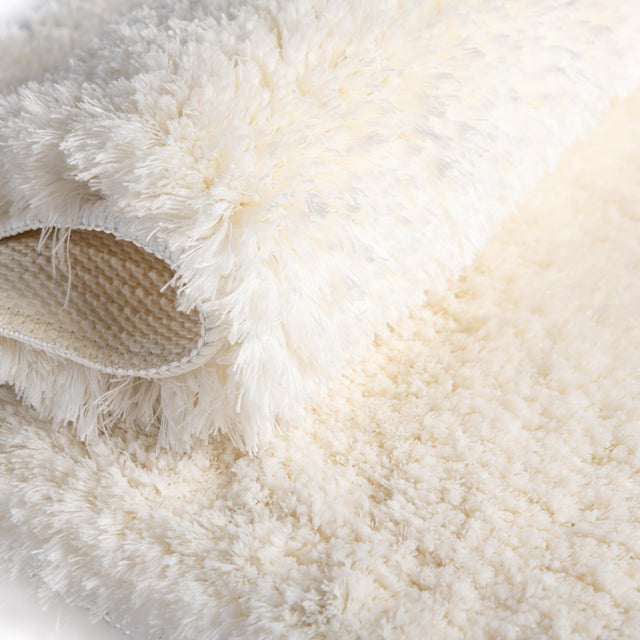 Porcelain White 2' x 3' Bano Luxe Bath Mat Rectangle Rug