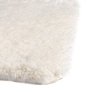 Porcelain White 2' x 3' Bano Luxe Bath Mat Rectangle Rug