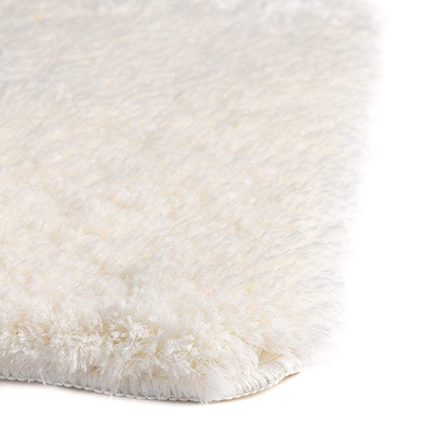 Porcelain White 2' x 3' Bano Luxe Bath Mat Rectangle Rug
