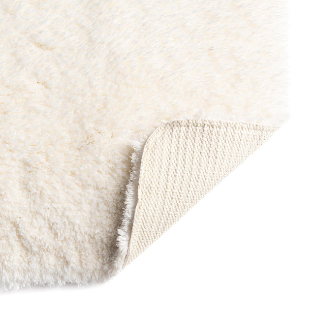 Porcelain White 2' x 3' Bano Luxe Bath Mat Rectangle Rug