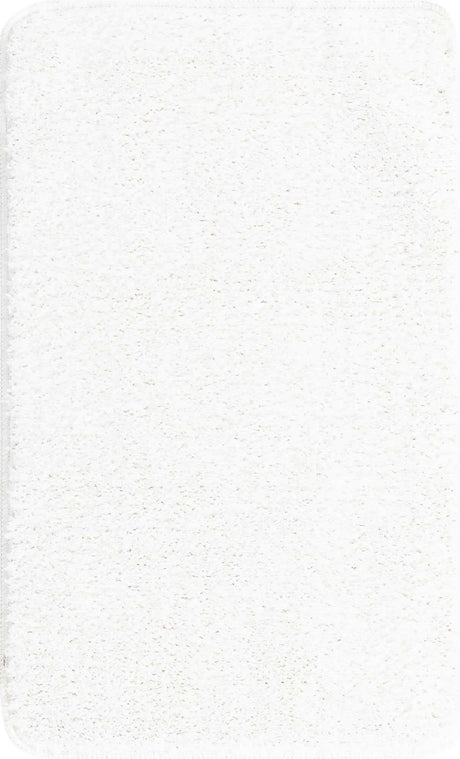 Snow White 2' x 3' Bano Everyday Bath Mat Rectangle Rug