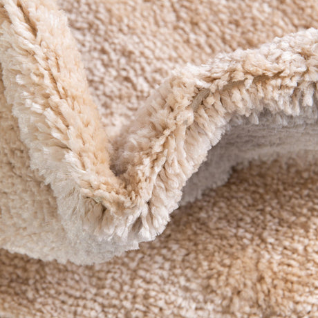 Sandy Beige 1' 8 x 2' 7 Bano Everyday Bath Mat Soft & Plush Water Absorbing Accent Area Rug for Sale at Rug Engine