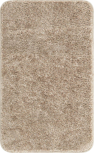 Taupe 2' x 3' Bano Everyday Bath Mat Rectangle Rug