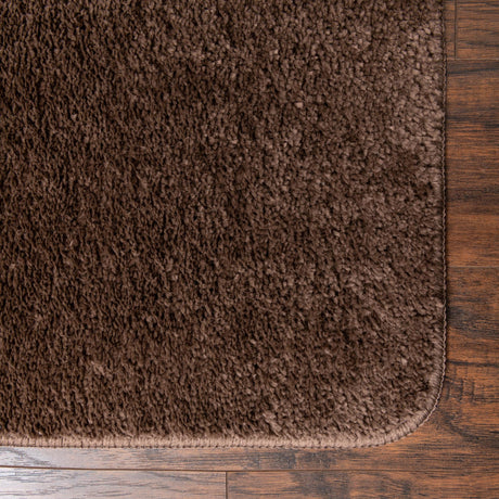 Mocha Brown 1' 8 x 2' 7 Bano Everyday Bath Mat Soft & Plush Water Absorbing Accent Area Rug for Sale at Rug Engine