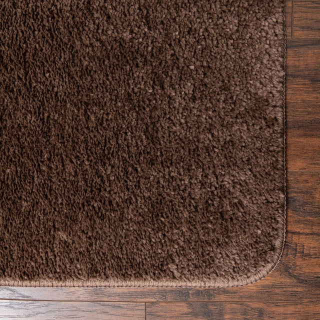 Mocha Brown 2' x 3' Bano Everyday Bath Mat Rectangle Rug