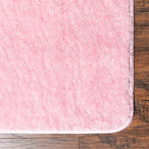 Baby Pink 2' x 3' Bano Everyday Bath Mat Rectangle Rug