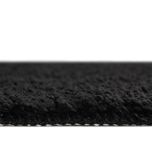 Midnight Black 2' x 3' Bano Everyday Bath Mat Rectangle Rug