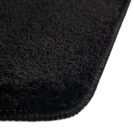 Midnight Black 1' 8 x 2' 7 Bano Everyday Bath Mat Soft & Plush Water Absorbing Accent Area Rug for Sale at Rug Engine
