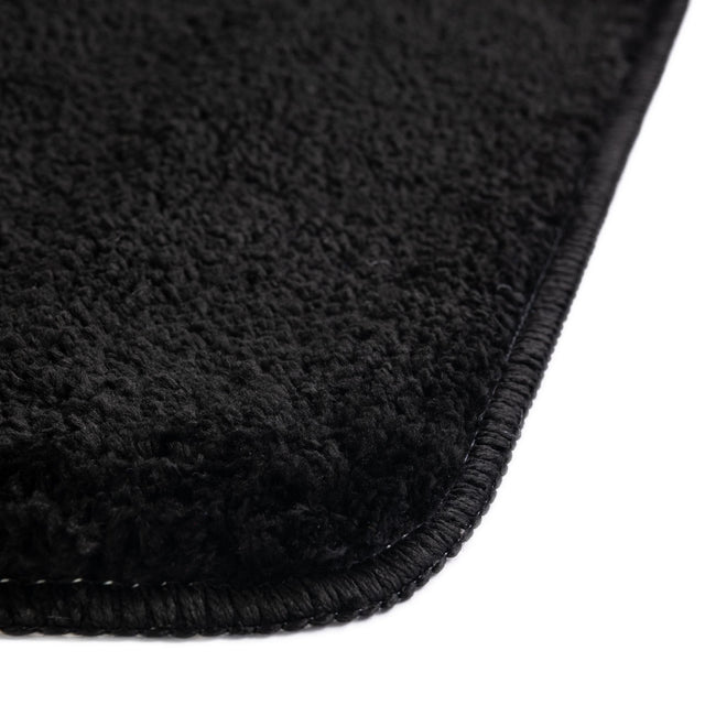 Midnight Black 2' x 3' Bano Everyday Bath Mat Rectangle Rug