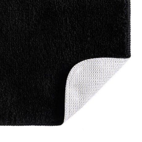 Midnight Black 1' 8 x 2' 7 Bano Everyday Bath Mat Soft & Plush Water Absorbing Accent Area Rug for Sale at Rug Engine