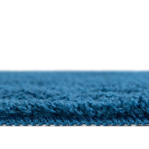 Ocean Blue 2' x 3' Bano Everyday Bath Mat Rectangle Rug