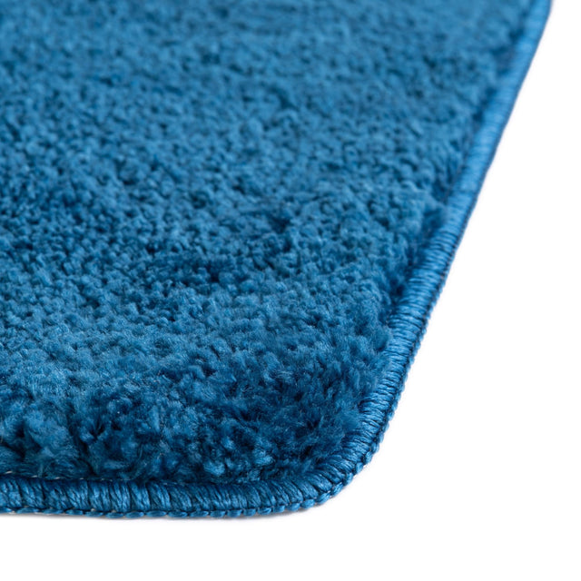 Ocean Blue 2' x 3' Bano Everyday Bath Mat Rectangle Rug