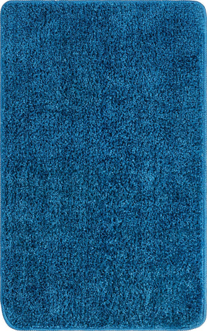 Ocean Blue 2' x 3' Bano Everyday Bath Mat Rectangle Rug