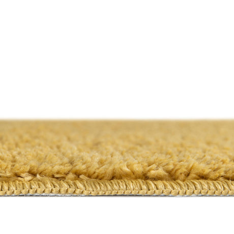 Mustard 1' 8 x 2' 7 Bano Everyday Bath Mat Soft & Plush Water Absorbing Accent Area Rug for Sale at Rug Engine