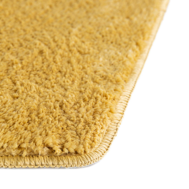 Mustard 2' x 3' Bano Everyday Bath Mat Rectangle Rug