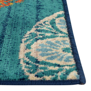 Navy Blue 10' x 14' Azalea Rectangle Area Rug Colorful 100% Polypropylene Durable Jute Backing Living Dining Room Bedroom Office Modern Decor Carpet for Sale at Rug Engine