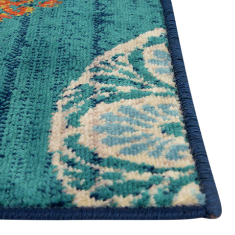 Navy Blue 10' x 14' Azalea Rectangle Area Rug Colorful 100% Polypropylene Durable Jute Backing Living Dining Room Bedroom Office Modern Decor Carpet for Sale at Rug Engine