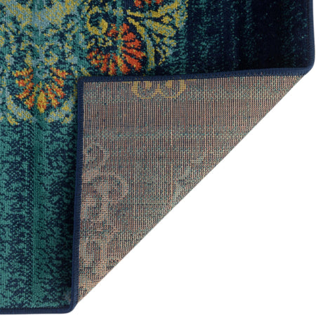 Navy Blue 10' x 14' Azalea Rectangle Area Rug Colorful 100% Polypropylene Durable Jute Backing Living Dining Room Bedroom Office Modern Decor Carpet for Sale at Rug Engine