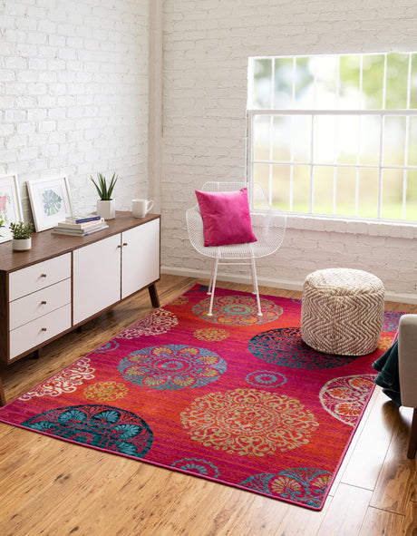 Rust Red 1' 4 x 1' 4 Azalea Sample Area Rug Colorful 100% Polypropylene Durable Jute Backing Living Dining Room Bedroom Office Modern Decor Carpet for Sale at Rug Engine