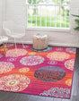 Rust Red 10' x 10' Azalea Square Area Rug Colorful 100% Polypropylene Durable Jute Backing Living Dining Room Bedroom Office Modern Decor Carpet for Sale at Rug Engine