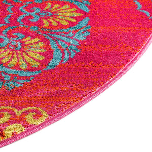 Rust Red 4' x 6' Azalea Oval Area Rug Colorful 100% Polypropylene Durable Jute Backing Living Dining Room Bedroom Office Modern Decor Carpet for Sale at Rug Engine
