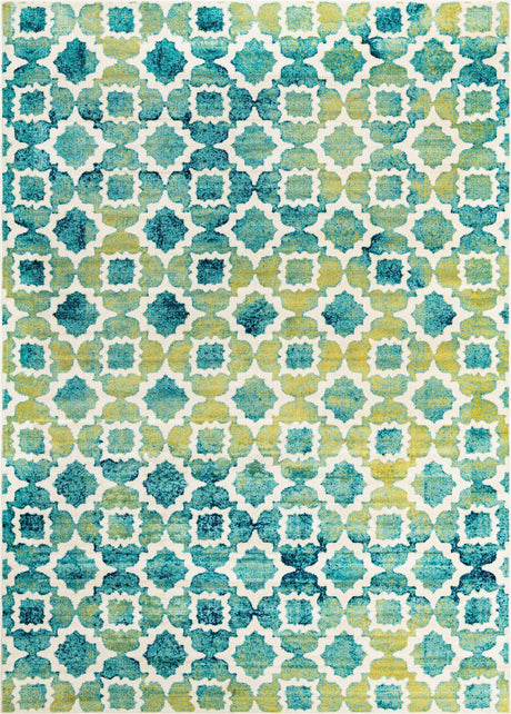 Blue 10' x 14' Azalea Rectangle Area Rug Colorful 100% Polypropylene Durable Jute Backing Living Dining Room Bedroom Office Modern Decor Carpet for Sale at Rug Engine