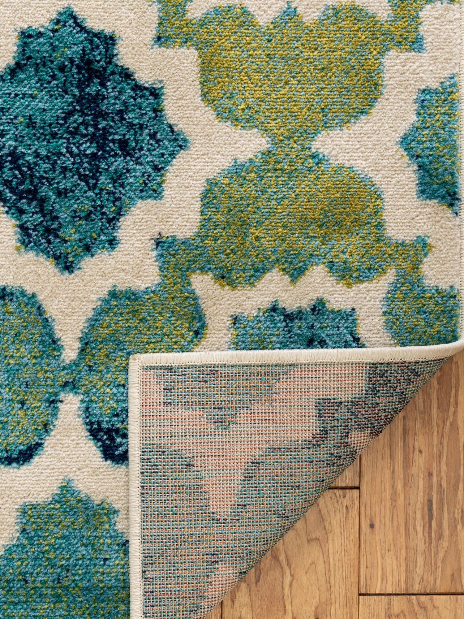 Blue 10' x 10' Azalea Square Area Rug Colorful 100% Polypropylene Durable Jute Backing Living Dining Room Bedroom Office Modern Decor Carpet for Sale at Rug Engine