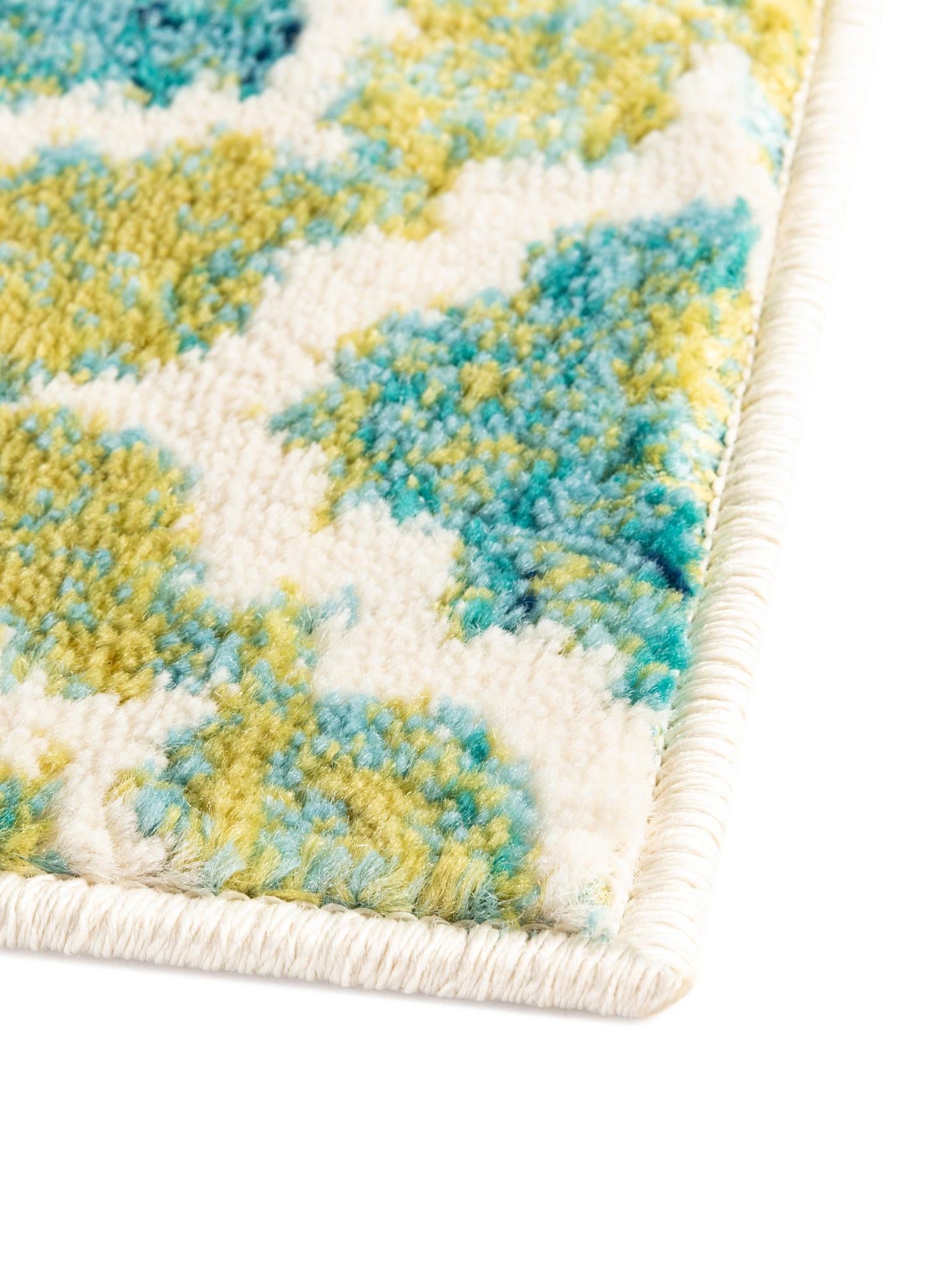 Blue 2' 11 x 12' Azalea Runner Area Rug Colorful 100% Polypropylene Durable Jute Backing Living Dining Room Bedroom Office Modern Decor Carpet for Sale at Rug Engine