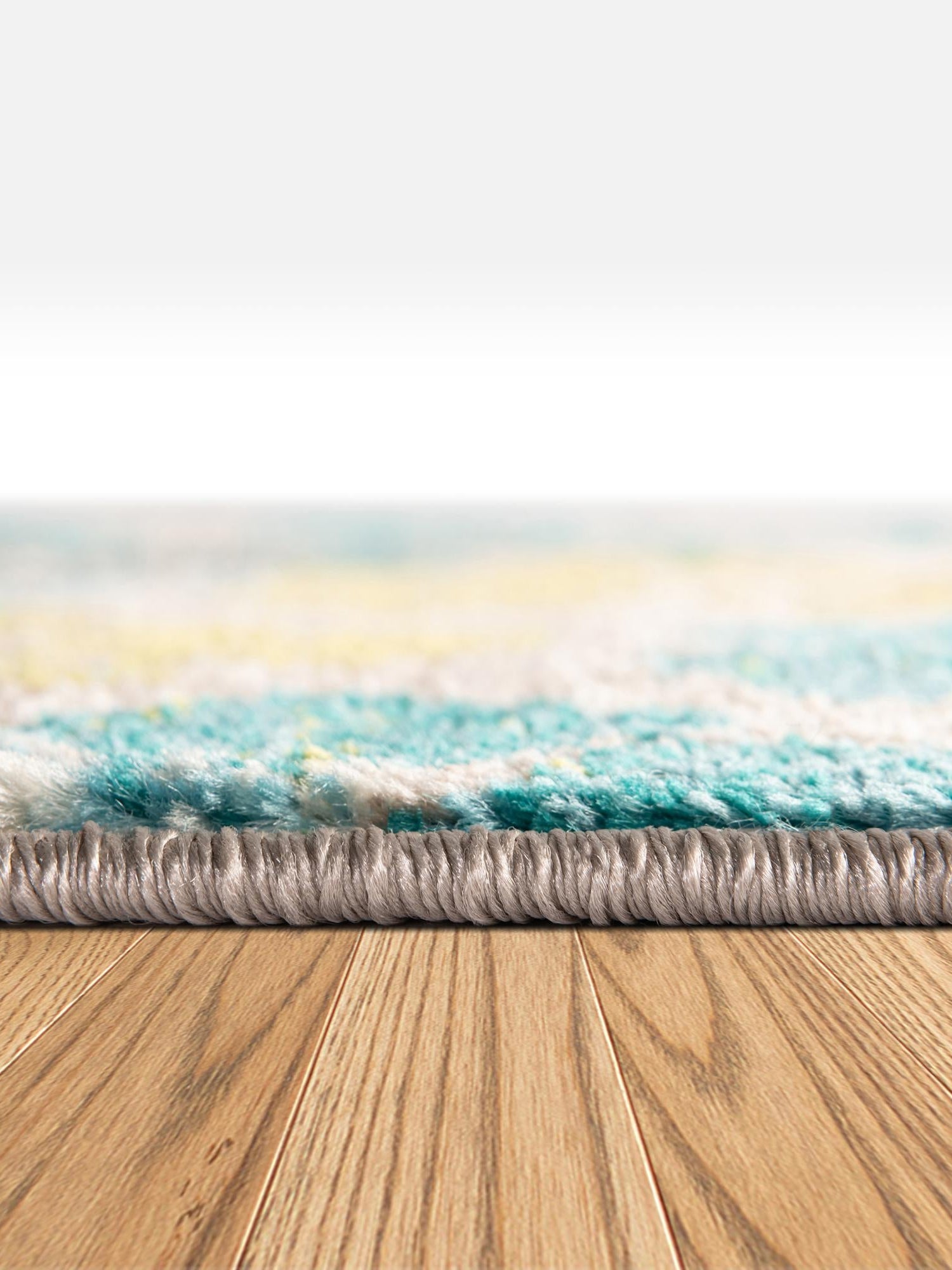 Blue 4' x 6' Azalea Rectangle Area Rug Colorful 100% Polypropylene Durable Jute Backing Living Dining Room Bedroom Office Modern Decor Carpet for Sale at Rug Engine