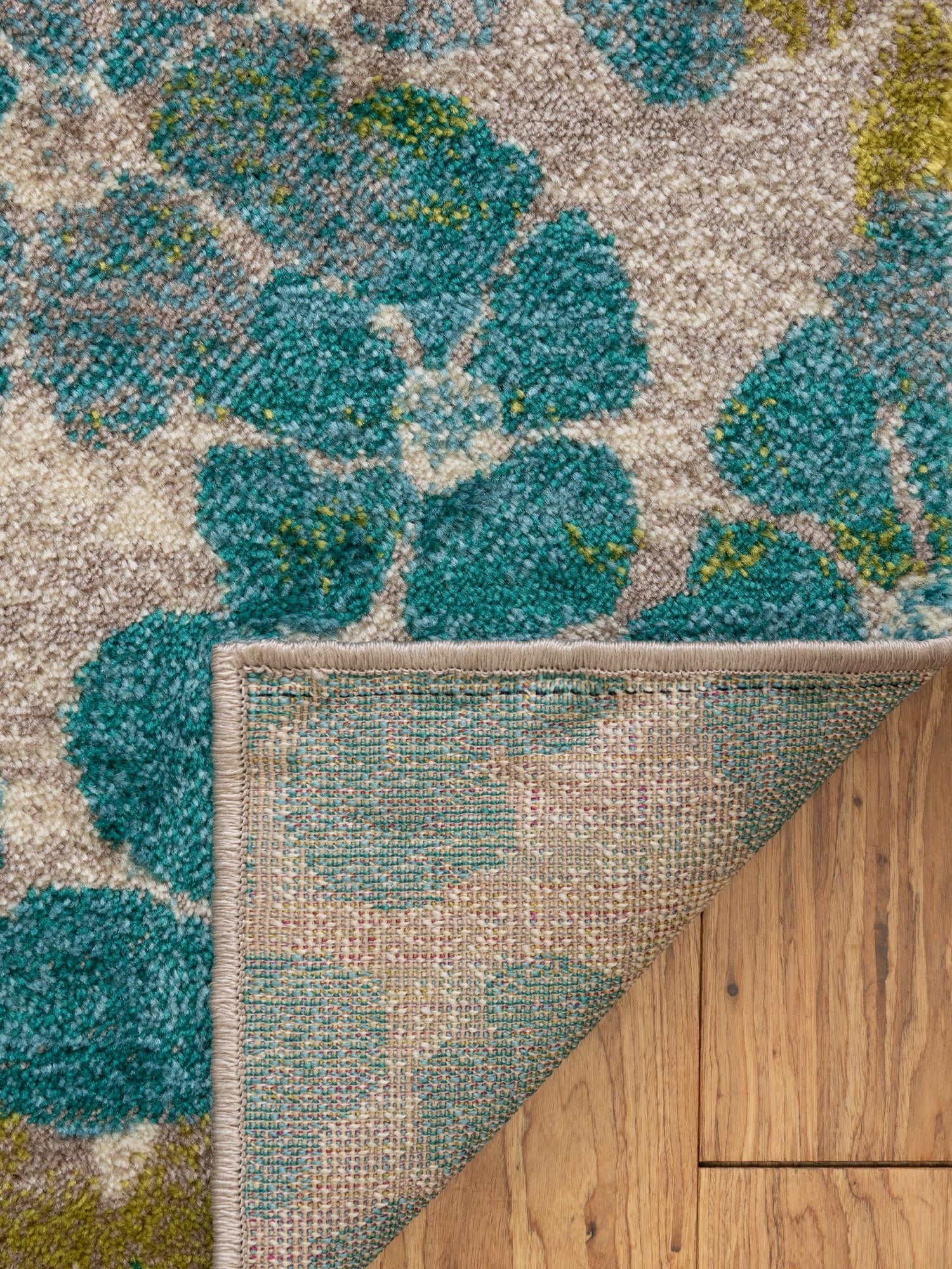 Blue 4' x 6' Azalea Rectangle Area Rug Colorful 100% Polypropylene Durable Jute Backing Living Dining Room Bedroom Office Modern Decor Carpet for Sale at Rug Engine