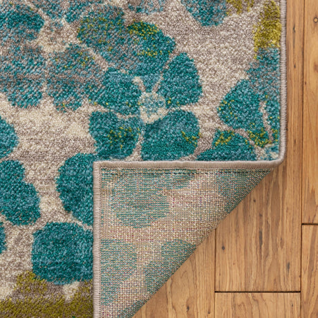 Blue 7' 10 x 7' 10 Azalea Square Area Rug Colorful 100% Polypropylene Durable Jute Backing Living Dining Room Bedroom Office Modern Decor Carpet for Sale at Rug Engine