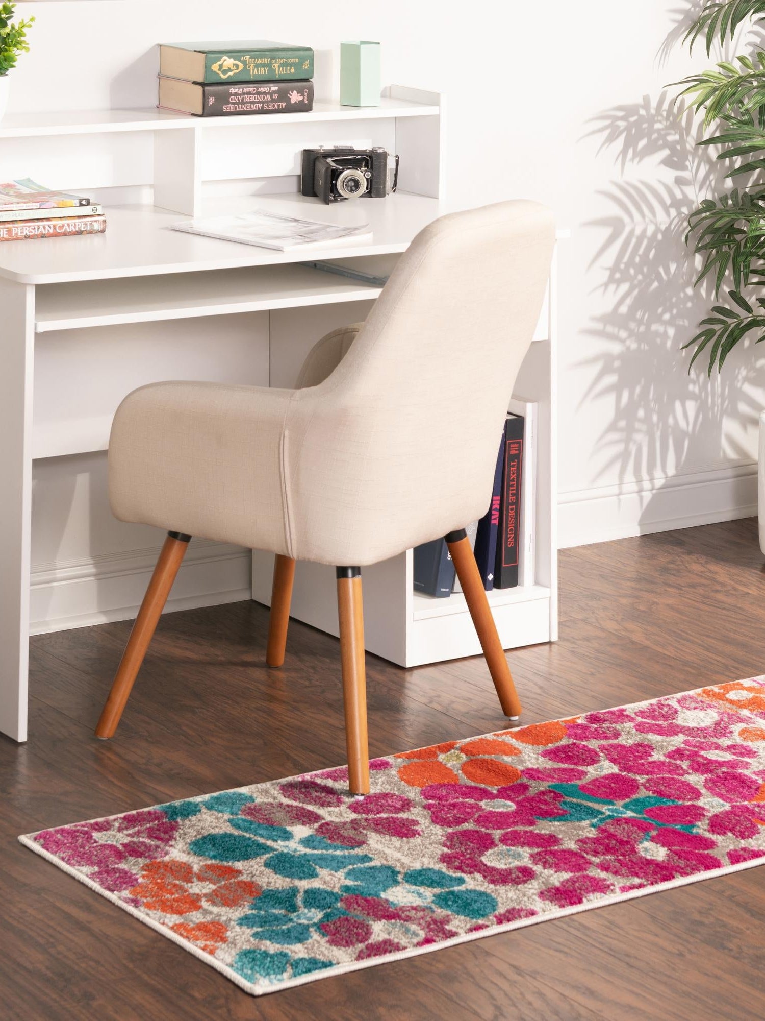 Multicolor 2' x 6' Azalea Runner Area Rug Colorful 100% Polypropylene Durable Jute Backing Living Dining Room Bedroom Office Modern Decor Carpet for Sale at Rug Engine