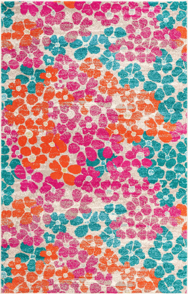 Multicolor 1' 4 x 1' 4 Azalea Sample Area Rug Colorful 100% Polypropylene Durable Jute Backing Living Dining Room Bedroom Office Modern Decor Carpet for Sale at Rug Engine