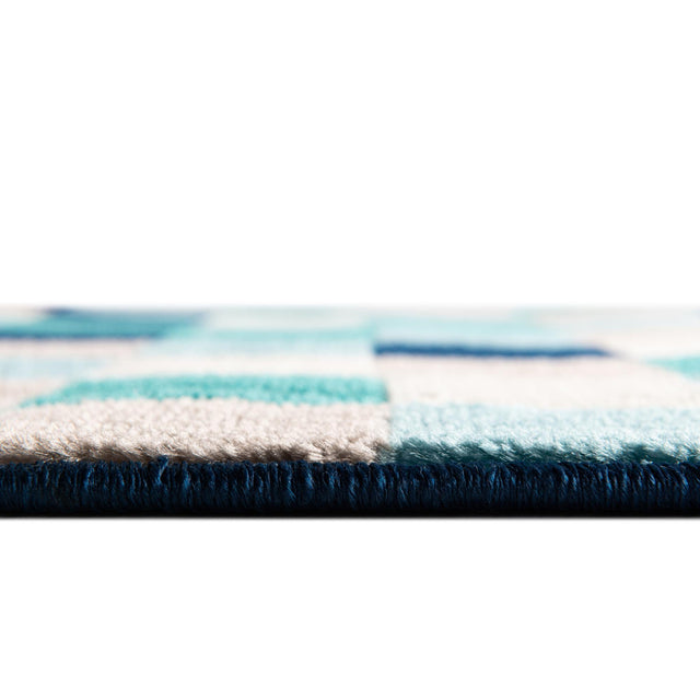 Teal 4' x 6' Azalea Oval Area Rug Colorful 100% Polypropylene Durable Jute Backing Living Dining Room Bedroom Office Modern Decor Carpet for Sale at Rug Engine