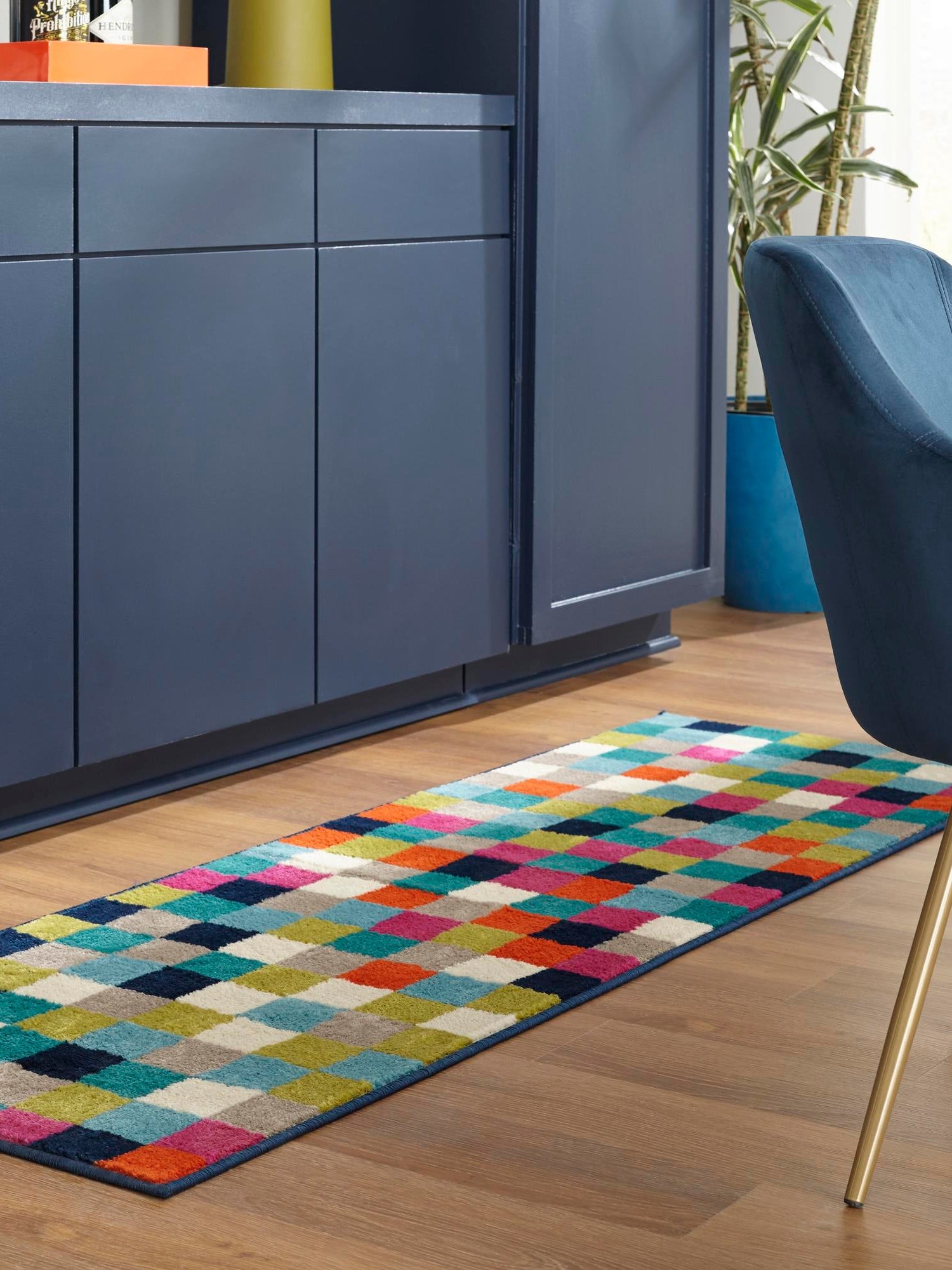 Multicolor 2' x 8' Azalea Runner Area Rug Colorful 100% Polypropylene Durable Jute Backing Living Dining Room Bedroom Office Modern Decor Carpet for Sale at Rug Engine