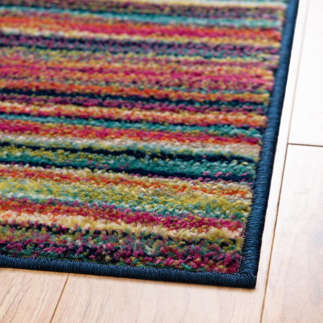 Multicolor 5' 3 x 8' Azalea Rectangle Area Rug Colorful 100% Polypropylene Durable Jute Backing Living Dining Room Bedroom Office Modern Decor Carpet for Sale at Rug Engine