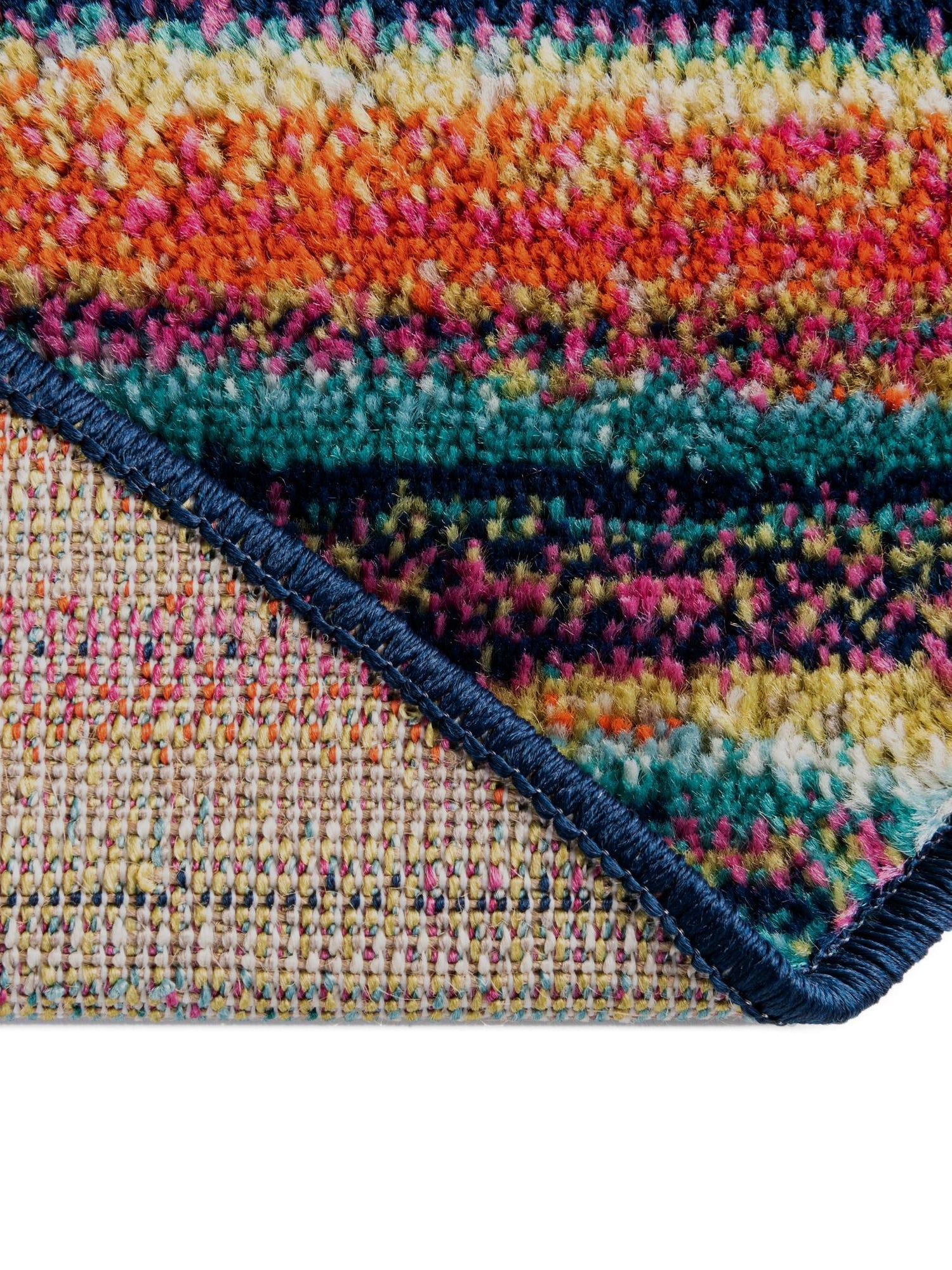 Multicolor 4' x 6' Azalea Oval Area Rug Colorful 100% Polypropylene Durable Jute Backing Living Dining Room Bedroom Office Modern Decor Carpet for Sale at Rug Engine